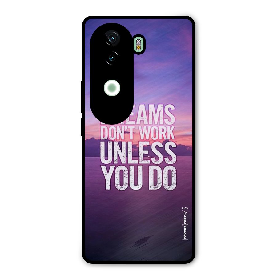 Dreams Work Metal Back Case for iQOO Z9s