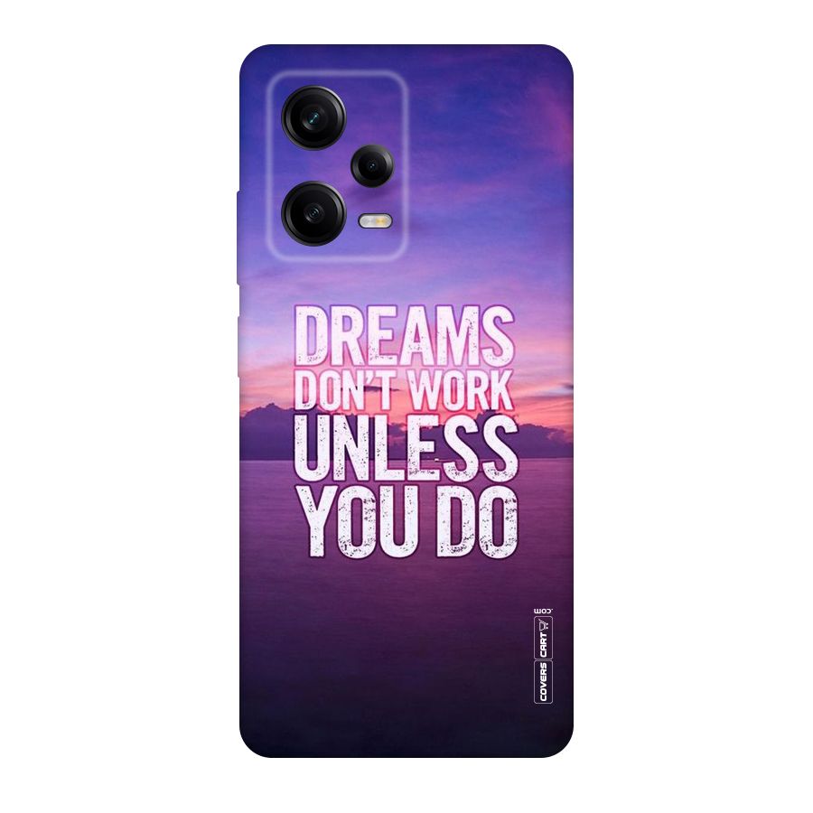 Dreams Work Original Polycarbonate Back Case for Redmi Note 12 Pro