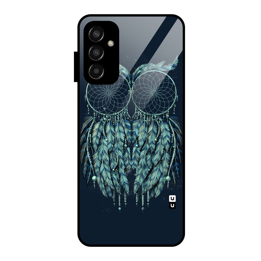Dreamy Owl Catcher Glass Back Case for Galaxy F13