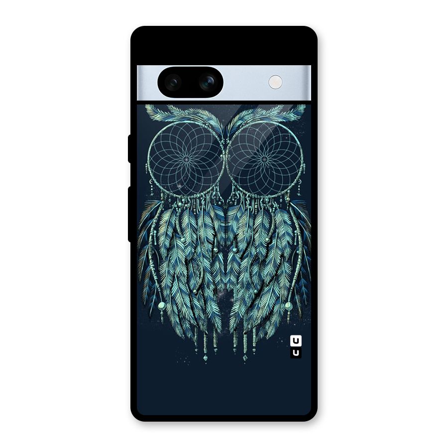 Dreamy Owl Catcher Glass Back Case for Google Pixel 7a