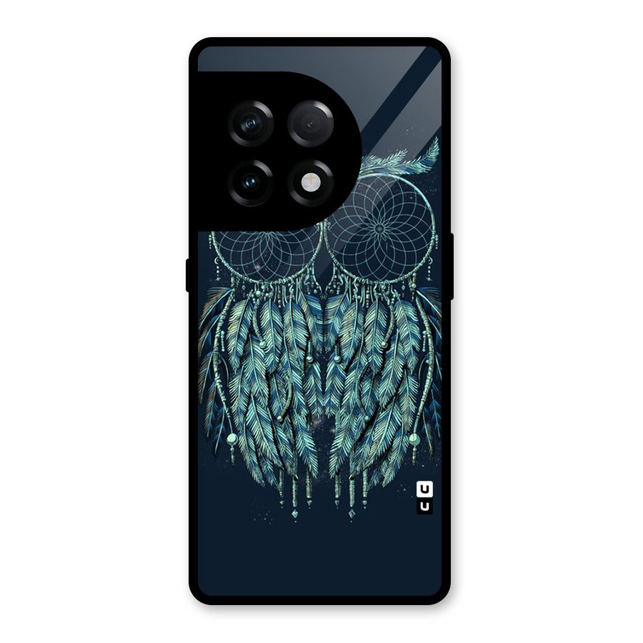 Dreamy Owl Catcher Glass Back Case for OnePlus 11R