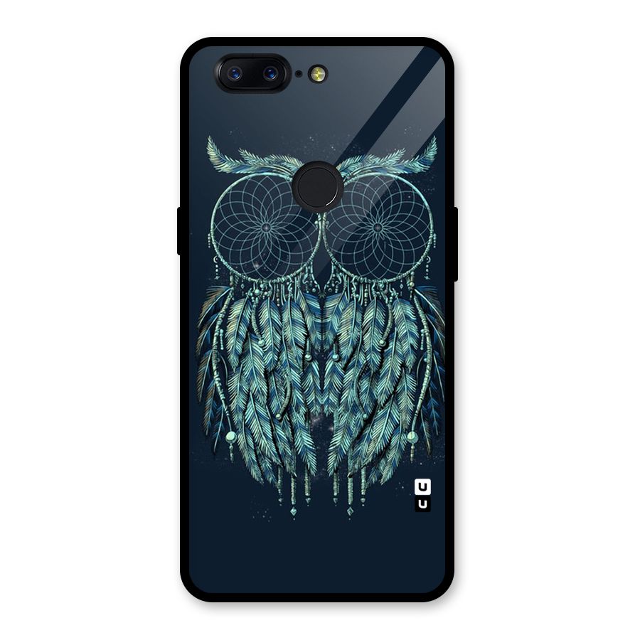 Dreamy Owl Catcher Glass Back Case for OnePlus 5T