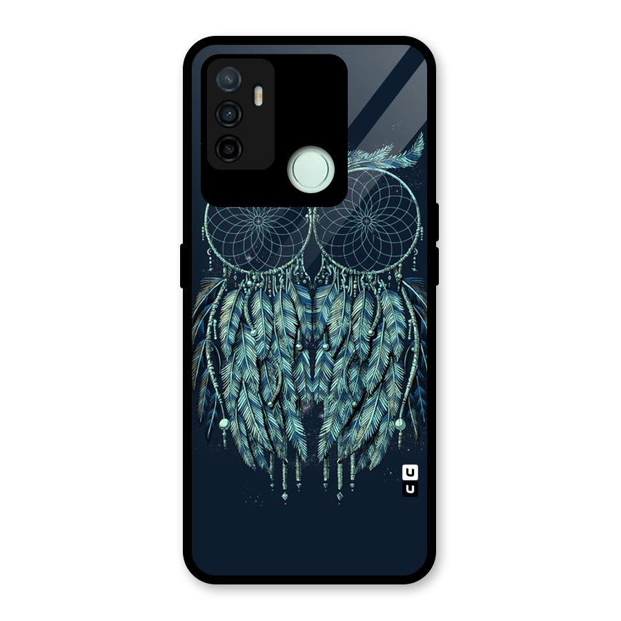 Dreamy Owl Catcher Glass Back Case for Oppo A53