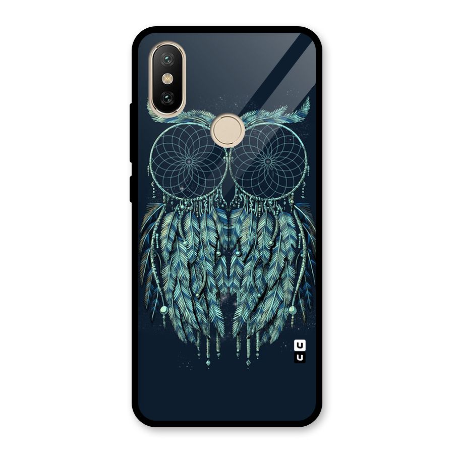 Dreamy Owl Catcher Glass Back Case for Redmi A2