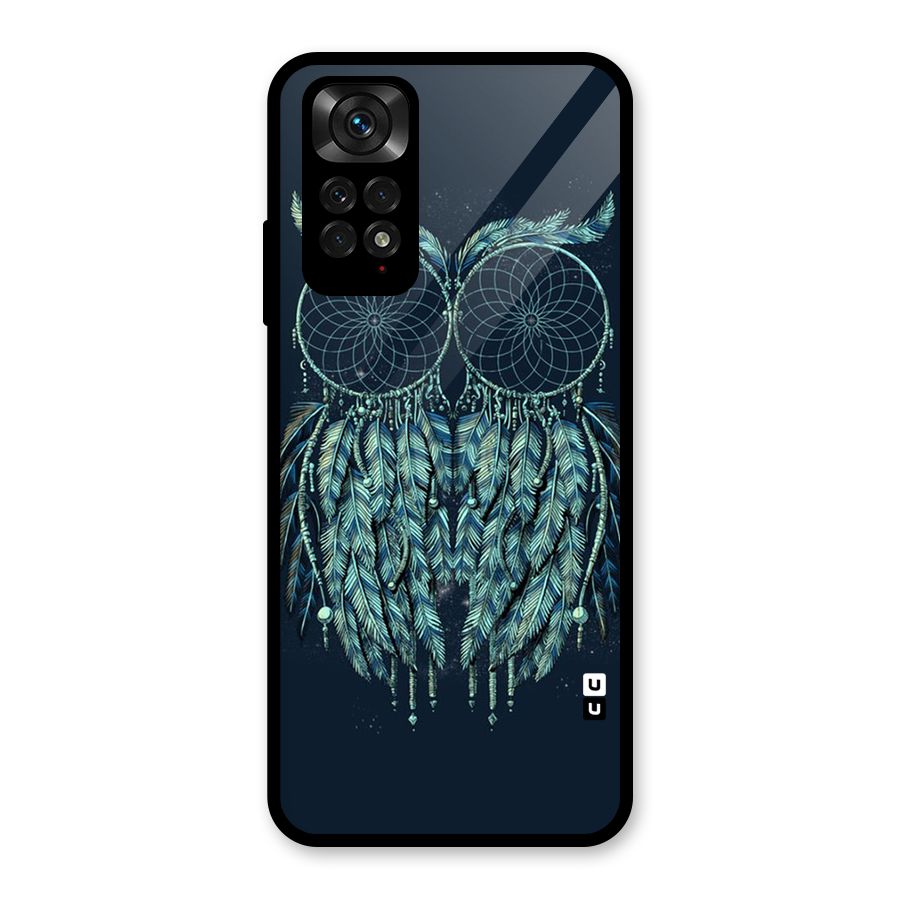 Dreamy Owl Catcher Glass Back Case for Redmi Note 11S