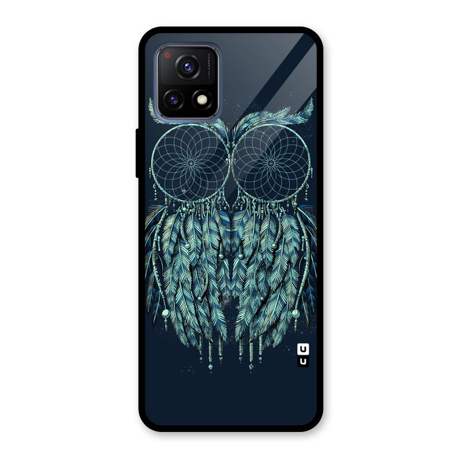 Dreamy Owl Catcher Glass Back Case for Vivo Y72 5G