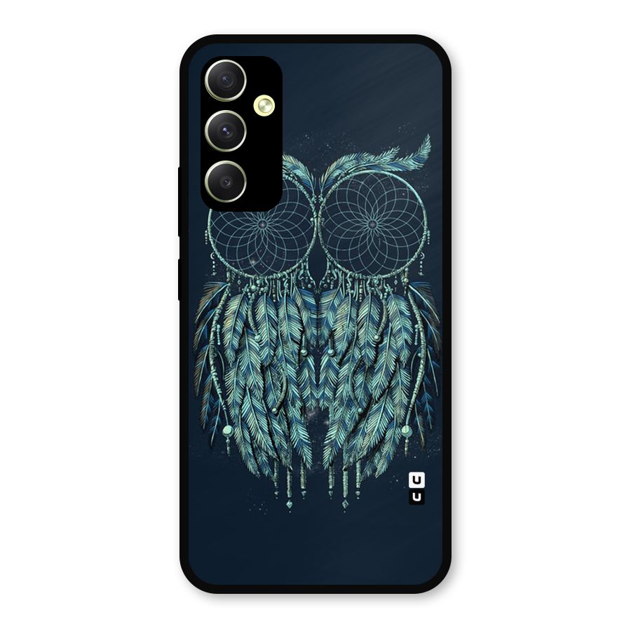 Dreamy Owl Catcher Metal Back Case for Galaxy A34