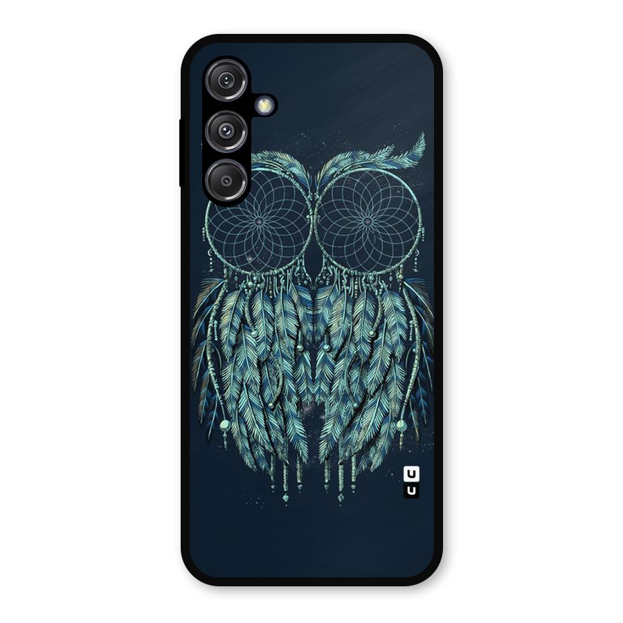 Dreamy Owl Catcher Metal Back Case for Galaxy M34 5G