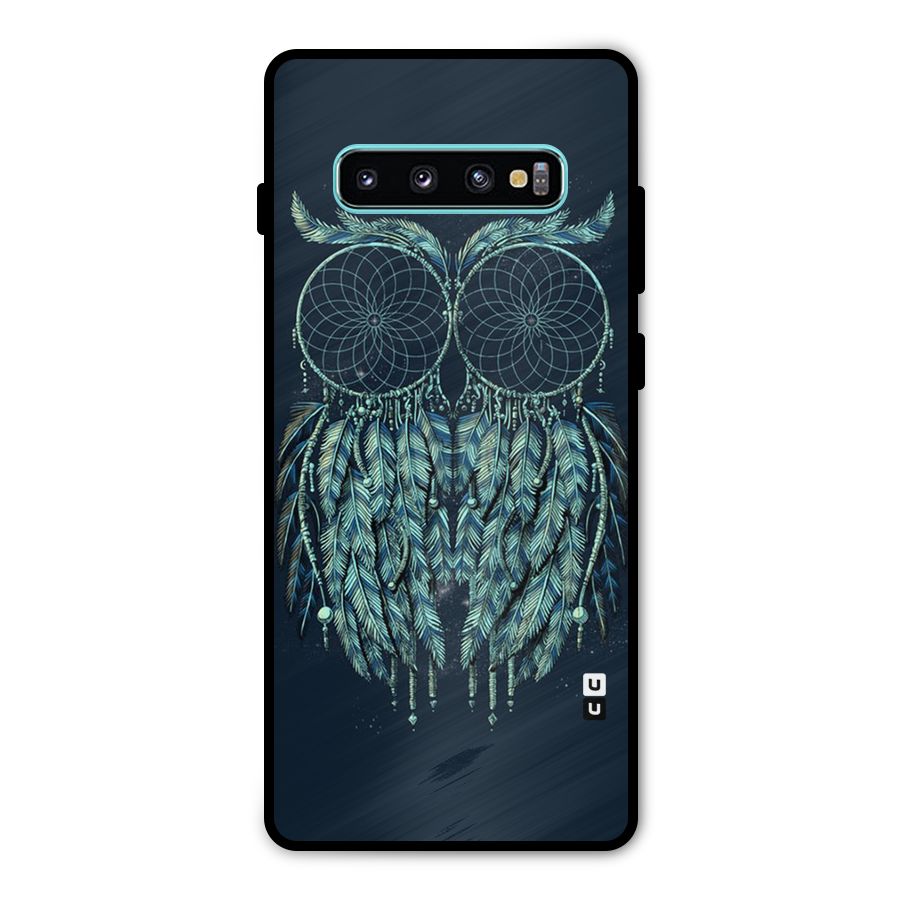 Dreamy Owl Catcher Metal Back Case for Galaxy S10 Plus