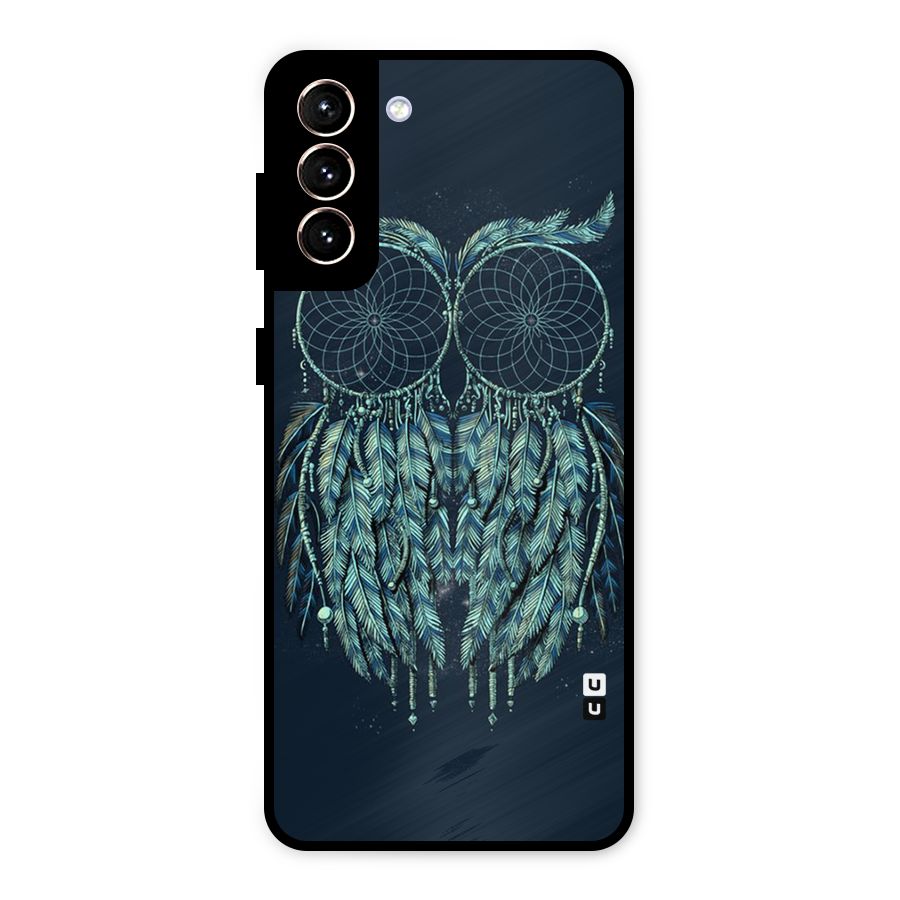 Dreamy Owl Catcher Metal Back Case for Galaxy S21 Plus
