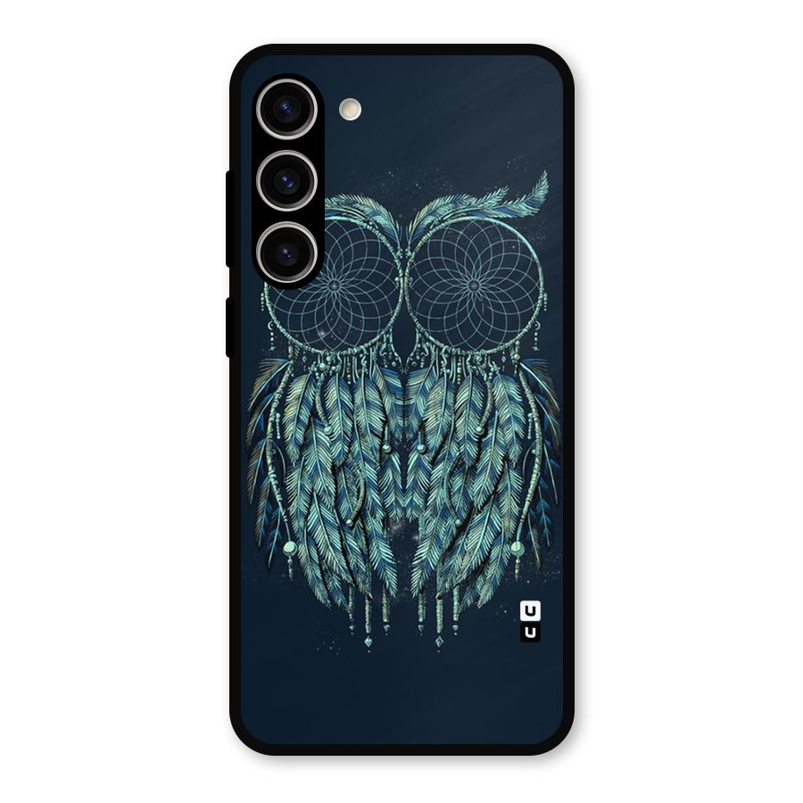 Dreamy Owl Catcher Metal Back Case for Galaxy S23 Plus