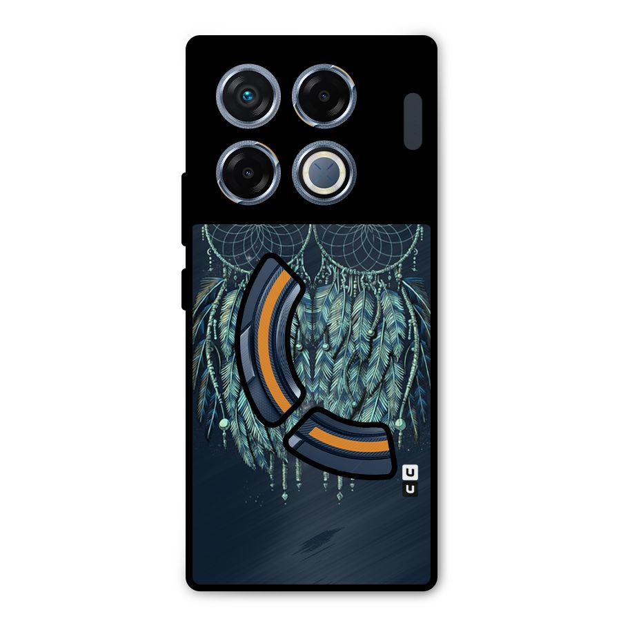 Dreamy Owl Catcher Metal Back Case for Infinix GT 20 Pro