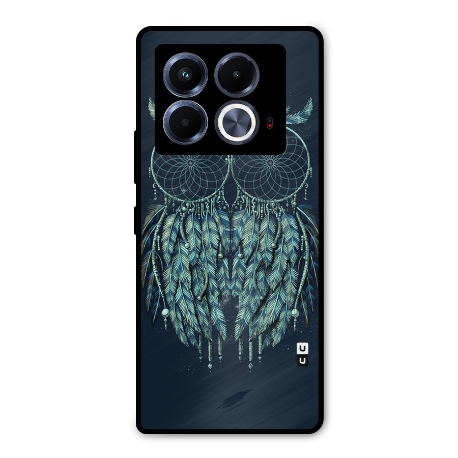 Dreamy Owl Catcher Metal Back Case for Infinix Note 40 5G