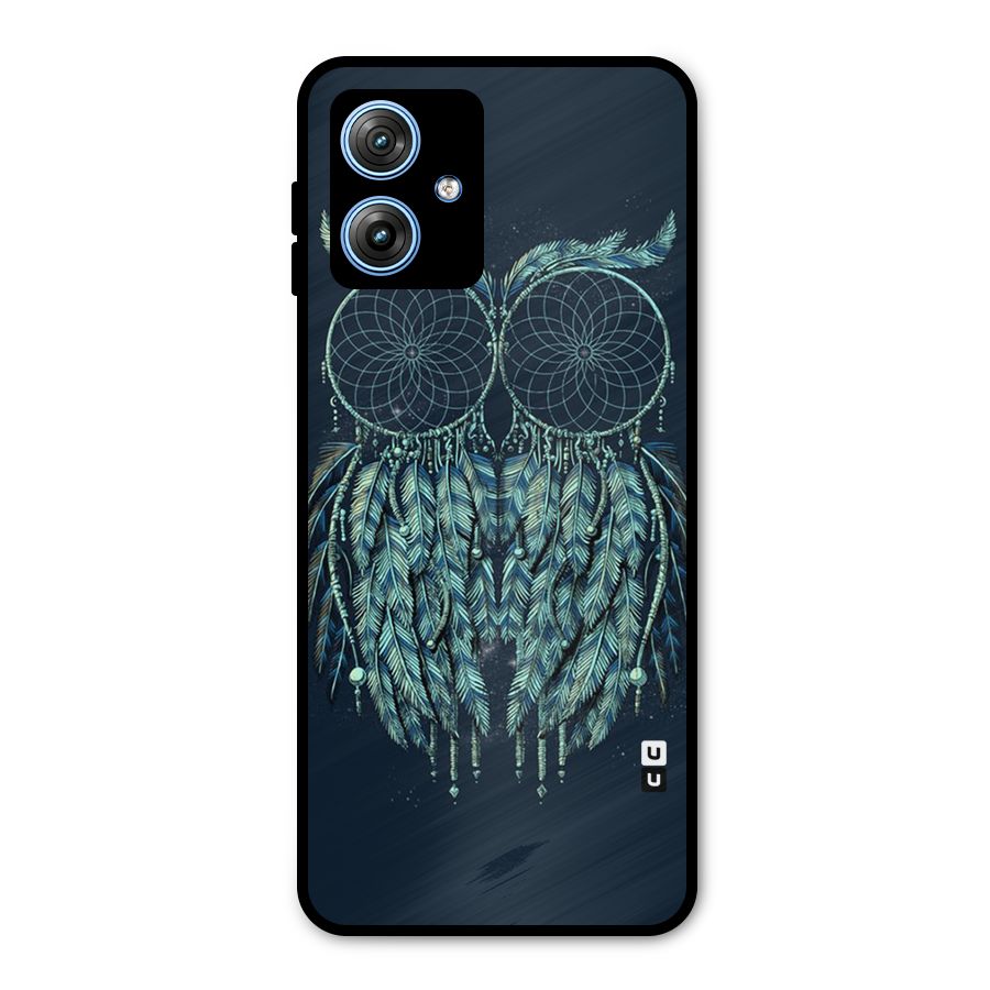 Dreamy Owl Catcher Metal Back Case for Moto G54