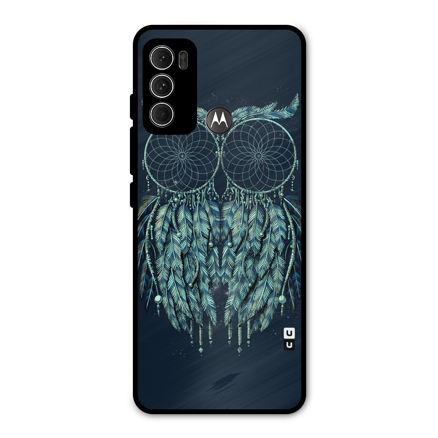Dreamy Owl Catcher Metal Back Case for Moto G60
