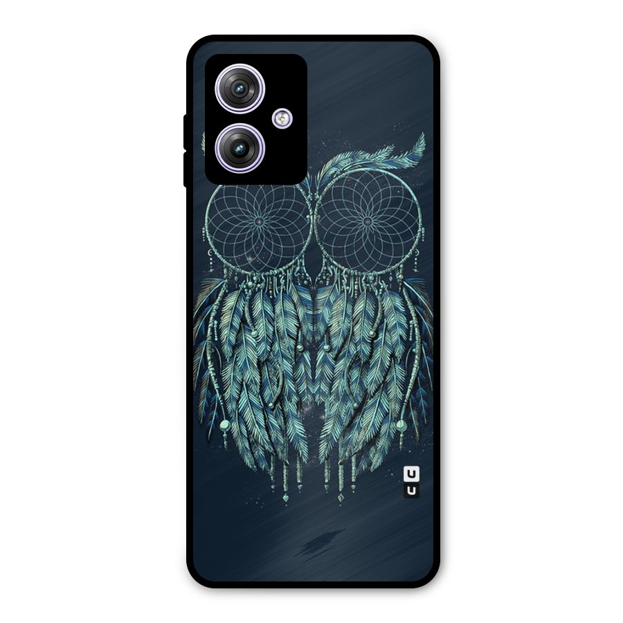 Dreamy Owl Catcher Metal Back Case for Moto G64