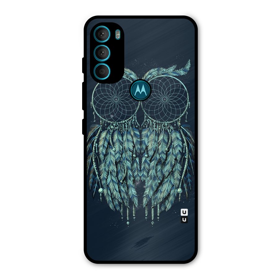 Dreamy Owl Catcher Metal Back Case for Moto G71 5G