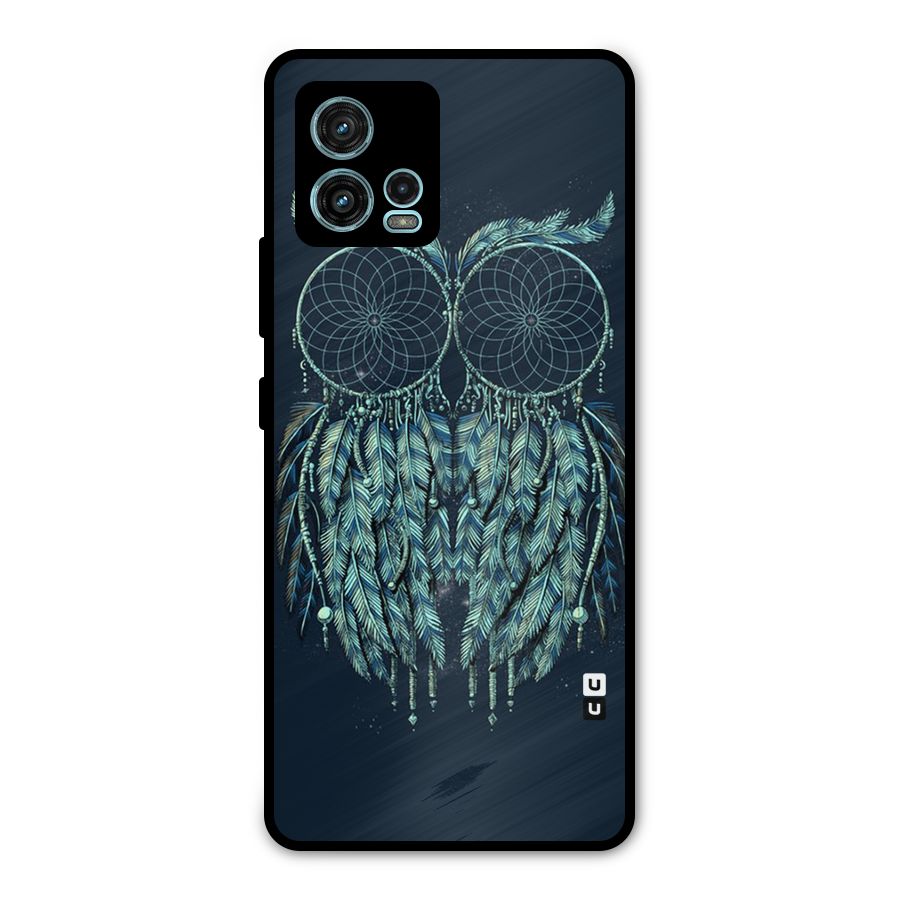 Dreamy Owl Catcher Metal Back Case for Moto G72