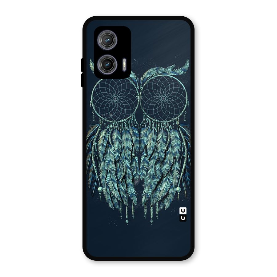 Dreamy Owl Catcher Metal Back Case for Moto G73