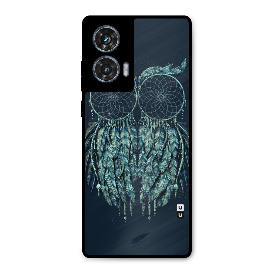 Dreamy Owl Catcher Metal Back Case for Motorola Edge 50 Fusion