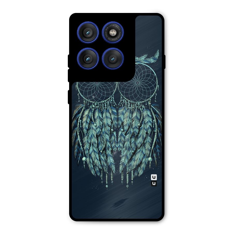 Dreamy Owl Catcher Metal Back Case for Motorola Edge 60 Pro