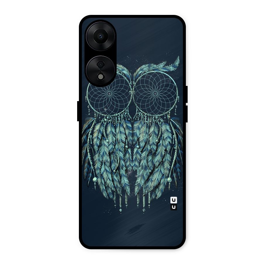 Dreamy Owl Catcher Metal Back Case for Oppo A78 5G