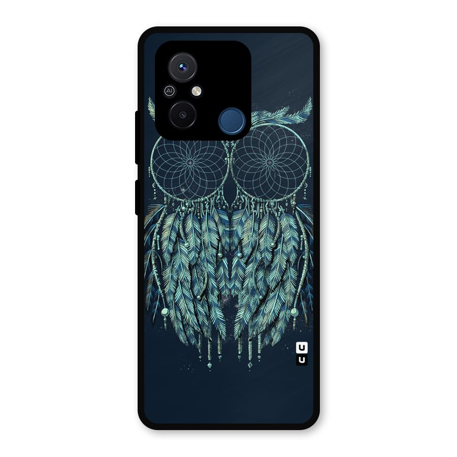 Dreamy Owl Catcher Metal Back Case for Poco C55