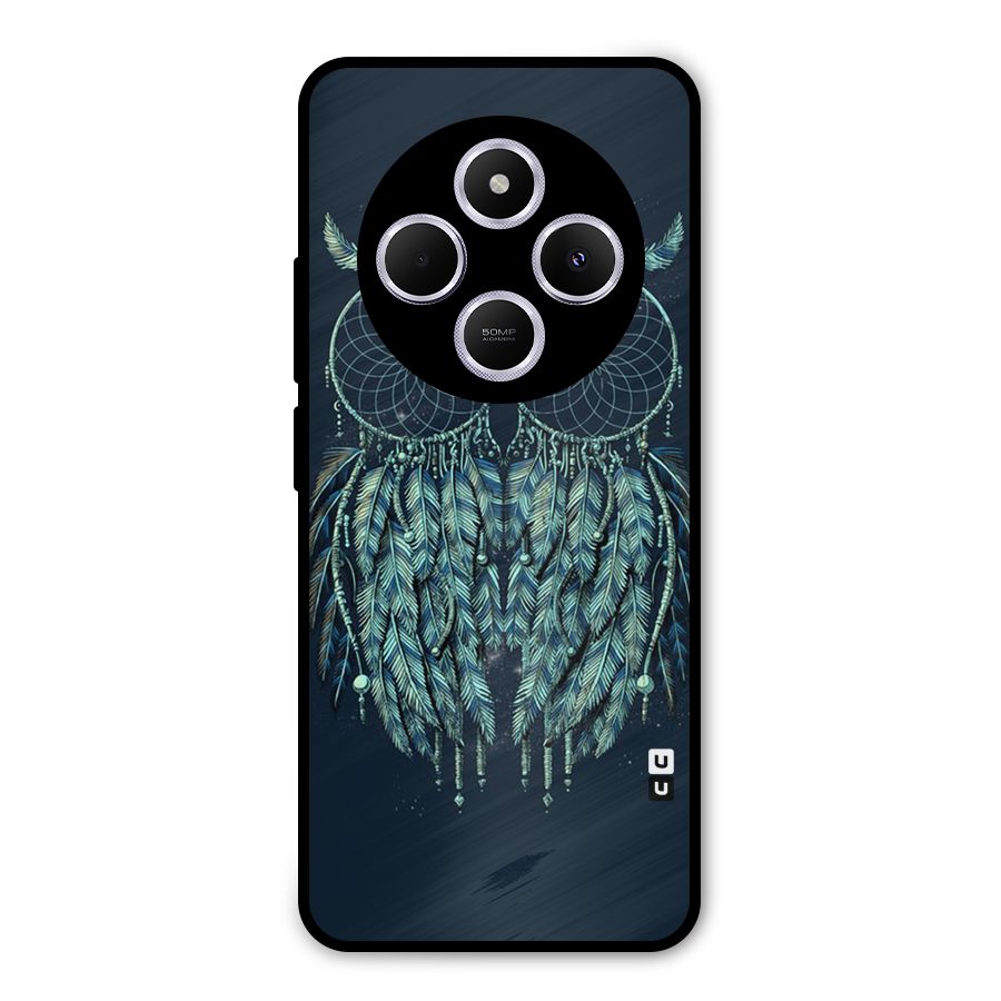 Dreamy Owl Catcher Metal Back Case for Poco M7
