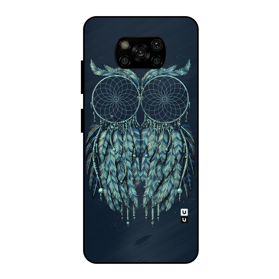 Dreamy Owl Catcher Metal Back Case for Poco X3