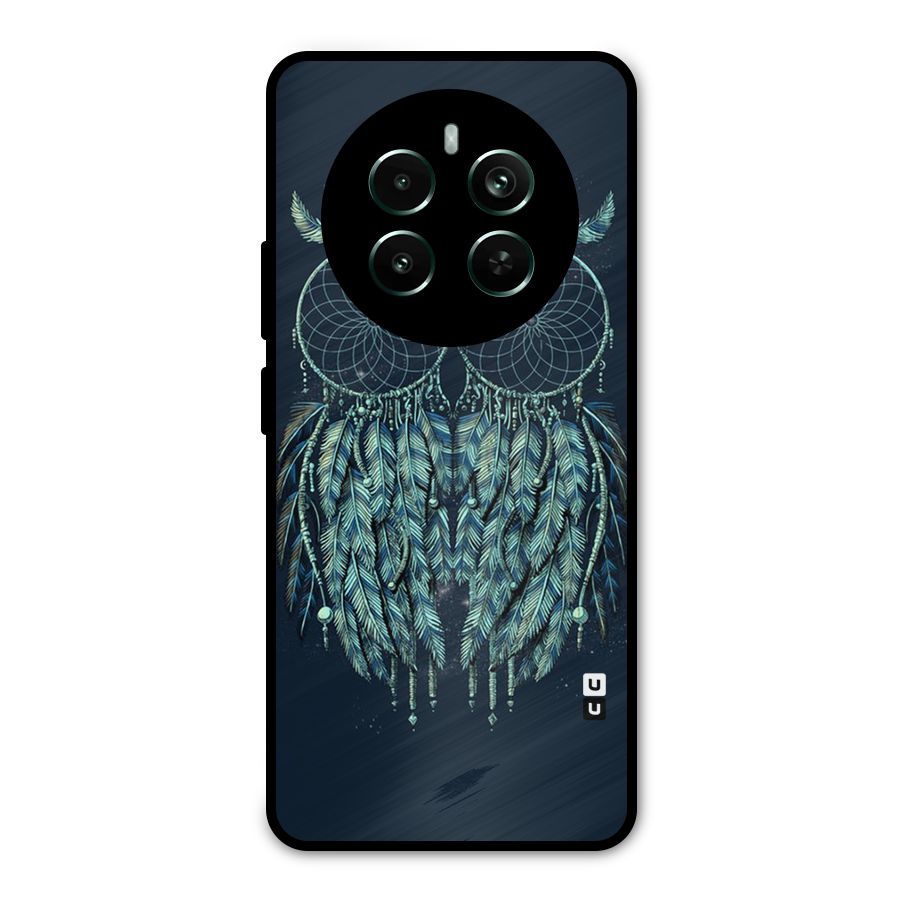 Dreamy Owl Catcher Metal Back Case for Realme 12 Pro Plus