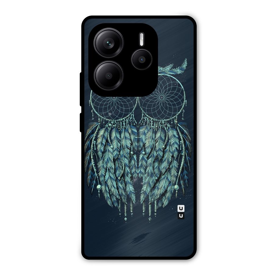Dreamy Owl Catcher Metal Back Case for Redmi Note 14 5G