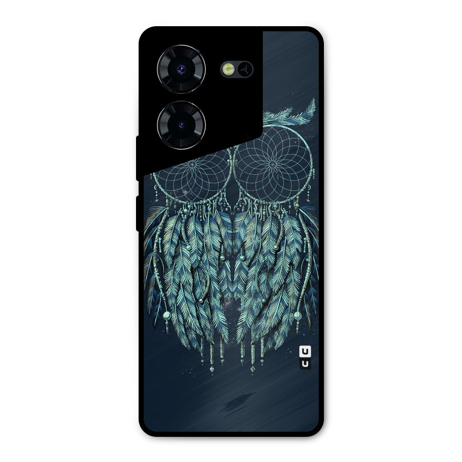 Dreamy Owl Catcher Metal Back Case for Tecno Pova 5 Pro 5G