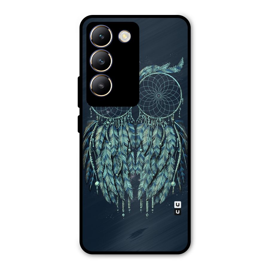 Dreamy Owl Catcher Metal Back Case for Vivo T3 5G
