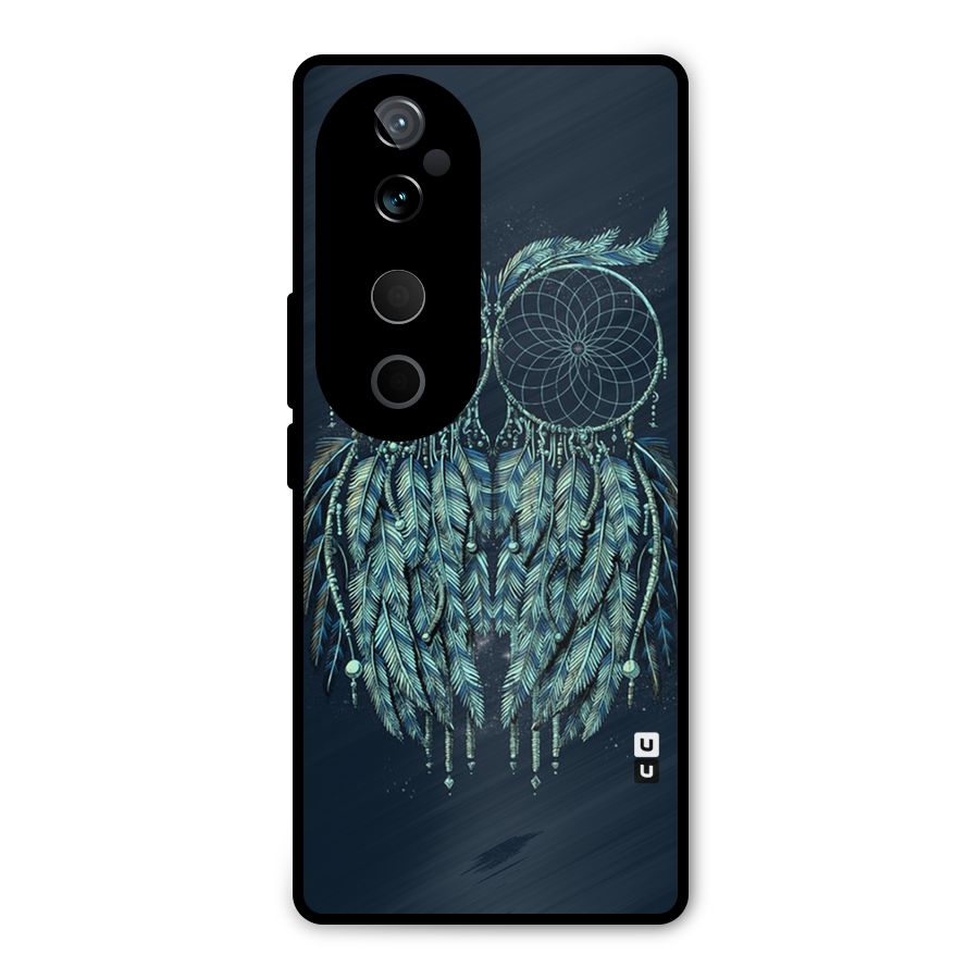 Dreamy Owl Catcher Metal Back Case for Vivo T3 Ultra