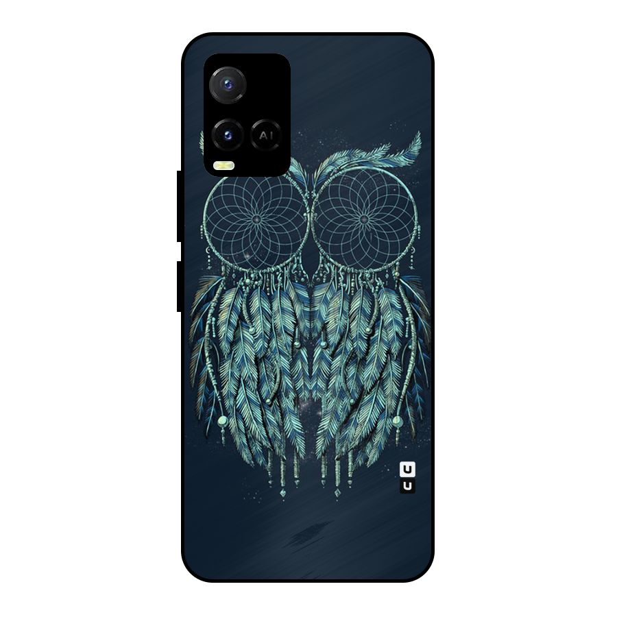 Dreamy Owl Catcher Metal Back Case for Vivo Y21A