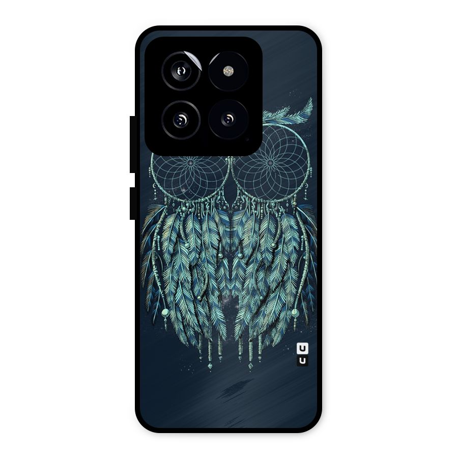 Dreamy Owl Catcher Metal Back Case for Xiaomi 14