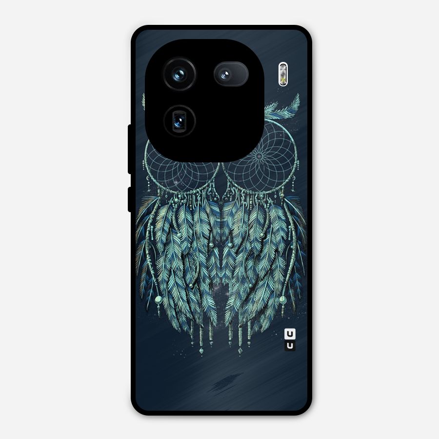 Dreamy Owl Catcher Metal Back Case for iQOO 12