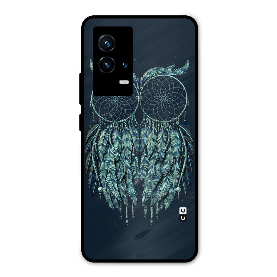 Dreamy Owl Catcher Metal Back Case for iQOO 9 5G
