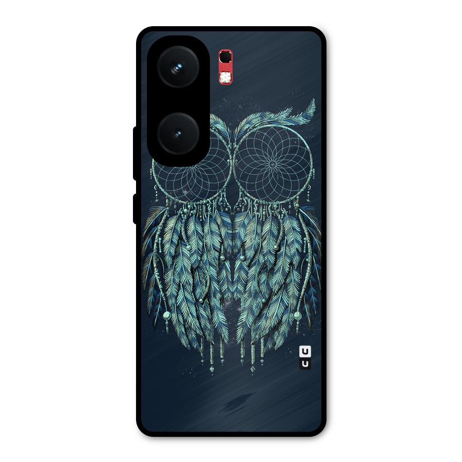 Dreamy Owl Catcher Metal Back Case for iQOO Neo 9 Pro