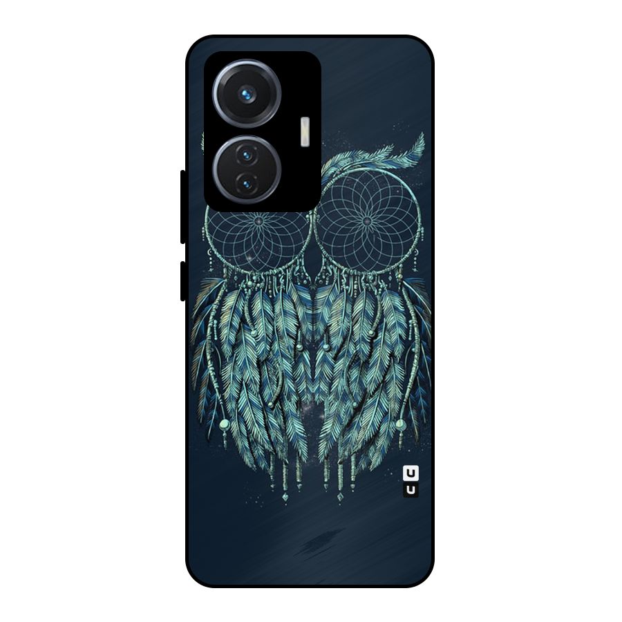 Dreamy Owl Catcher Metal Back Case for iQOO Z6 44W