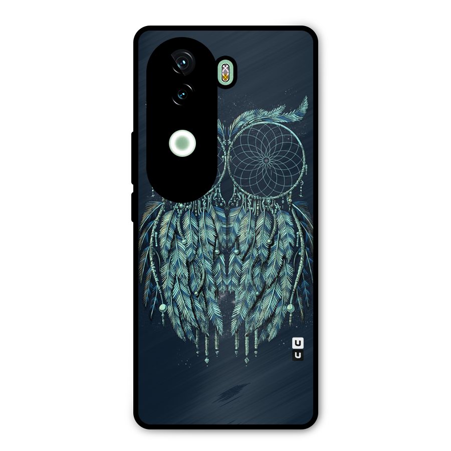 Dreamy Owl Catcher Metal Back Case for iQOO Z9s