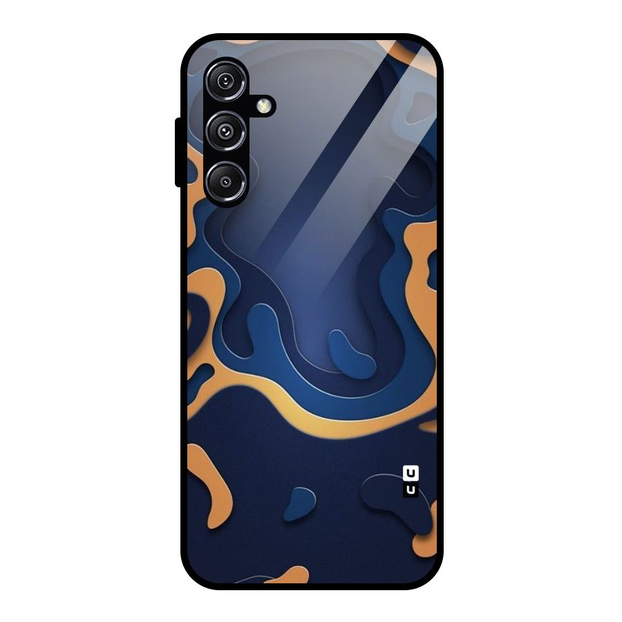 Drops Flow Glass Back Case for Galaxy M34 5G
