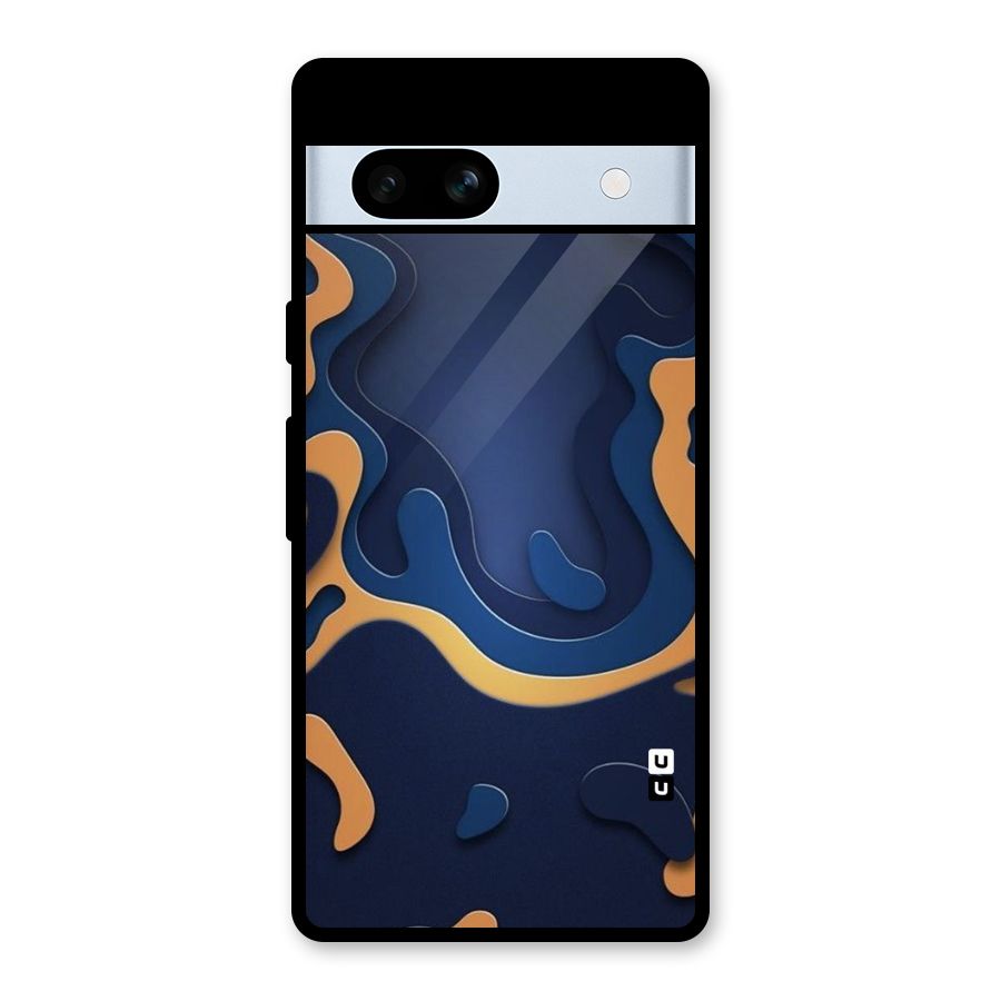 Drops Flow Glass Back Case for Google Pixel 7a