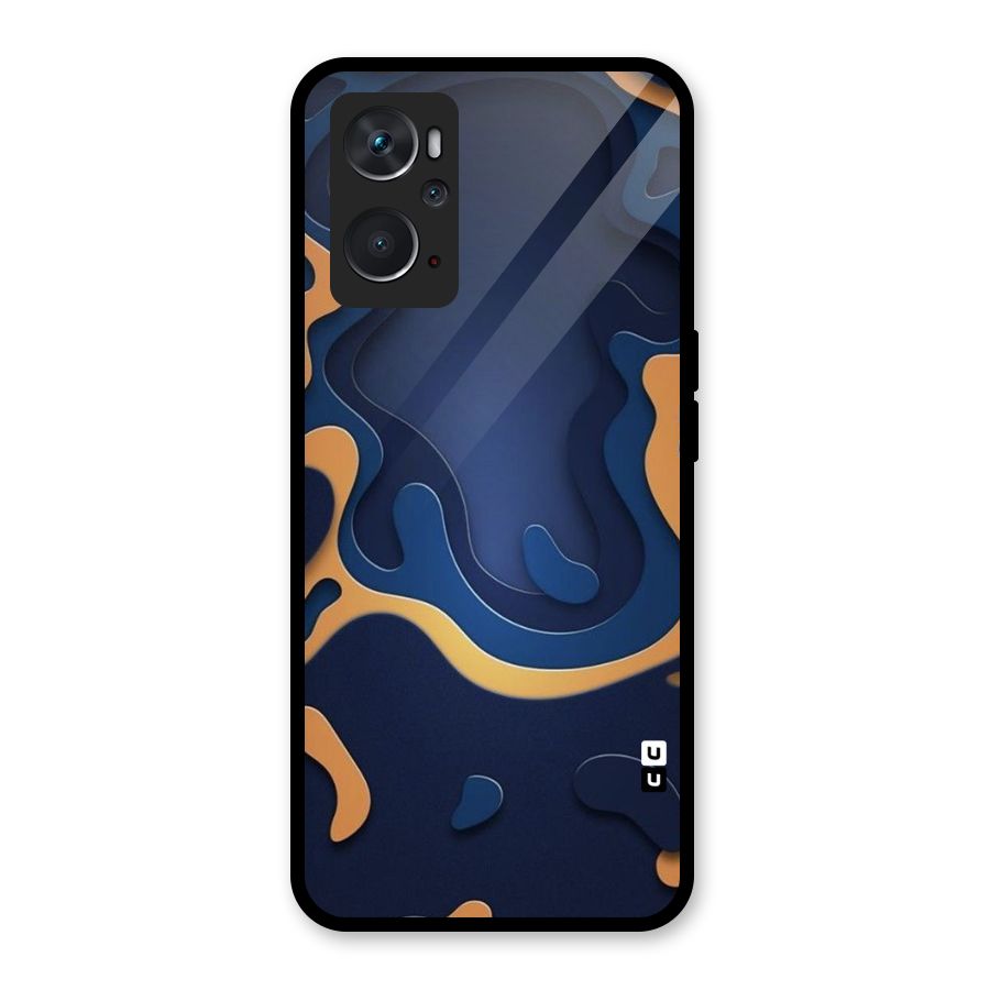 Drops Flow Glass Back Case for Oppo K10 4G