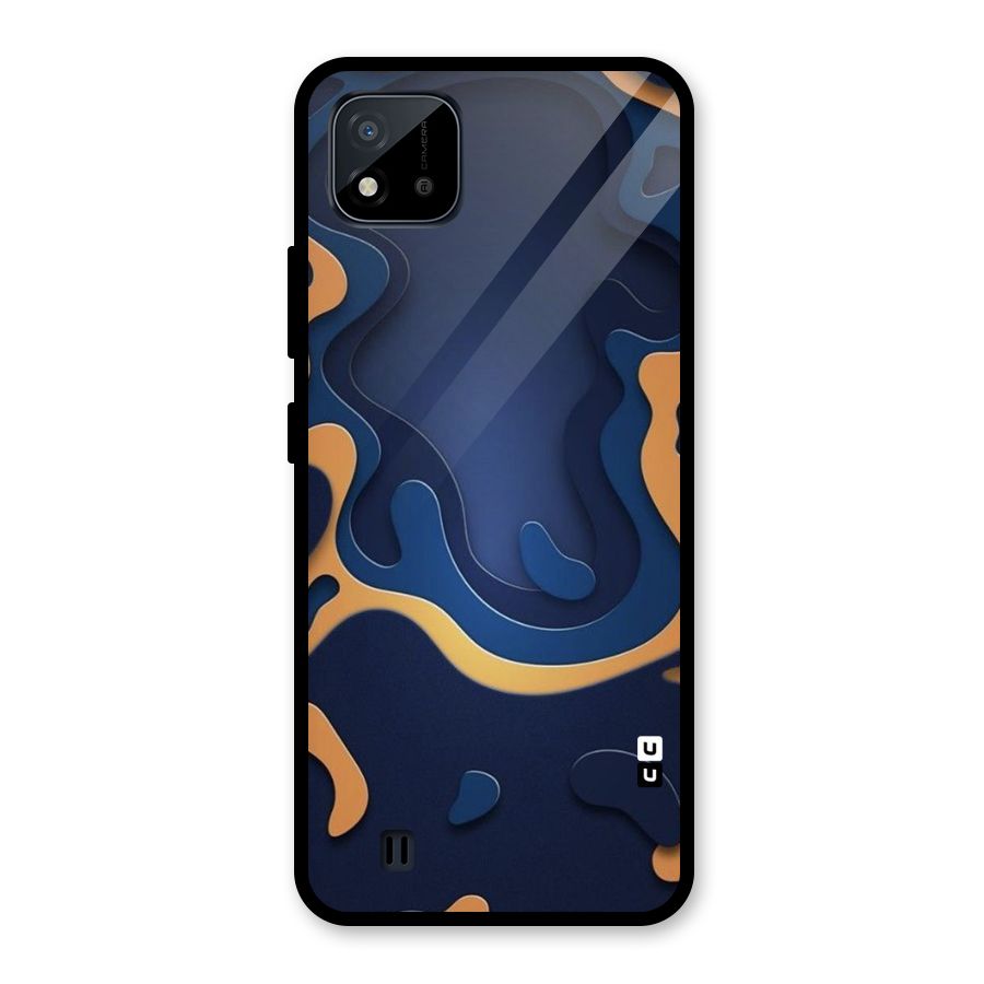 Drops Flow Glass Back Case for Realme C11 2021