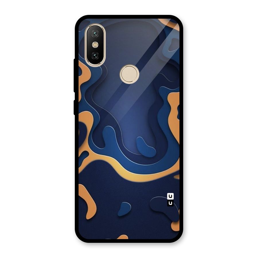 Drops Flow Glass Back Case for Redmi A2