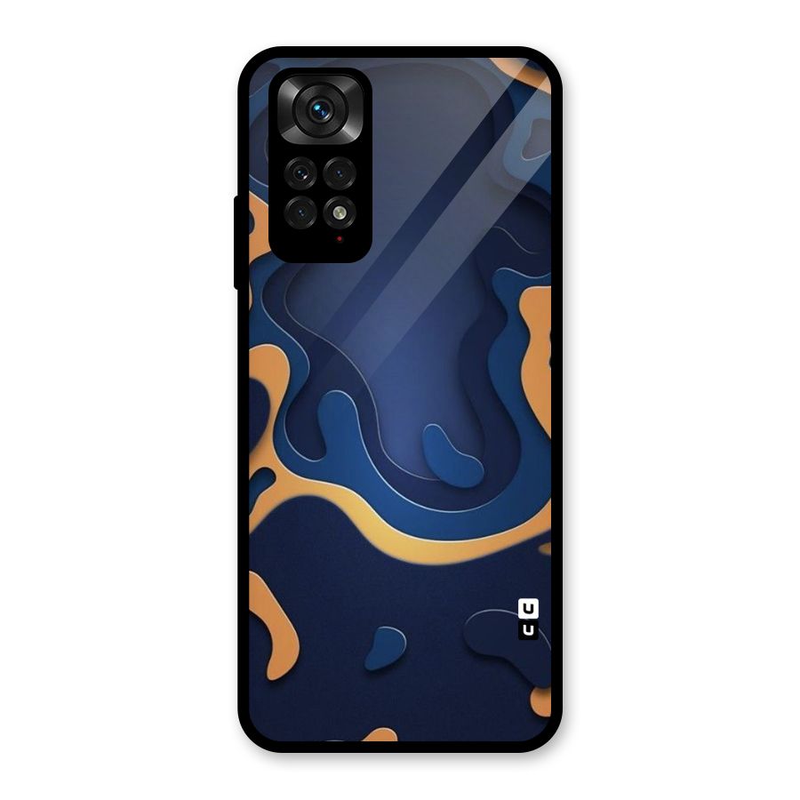 Drops Flow Glass Back Case for Redmi Note 11S