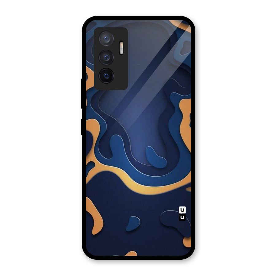 Drops Flow Glass Back Case for Vivo V23e
