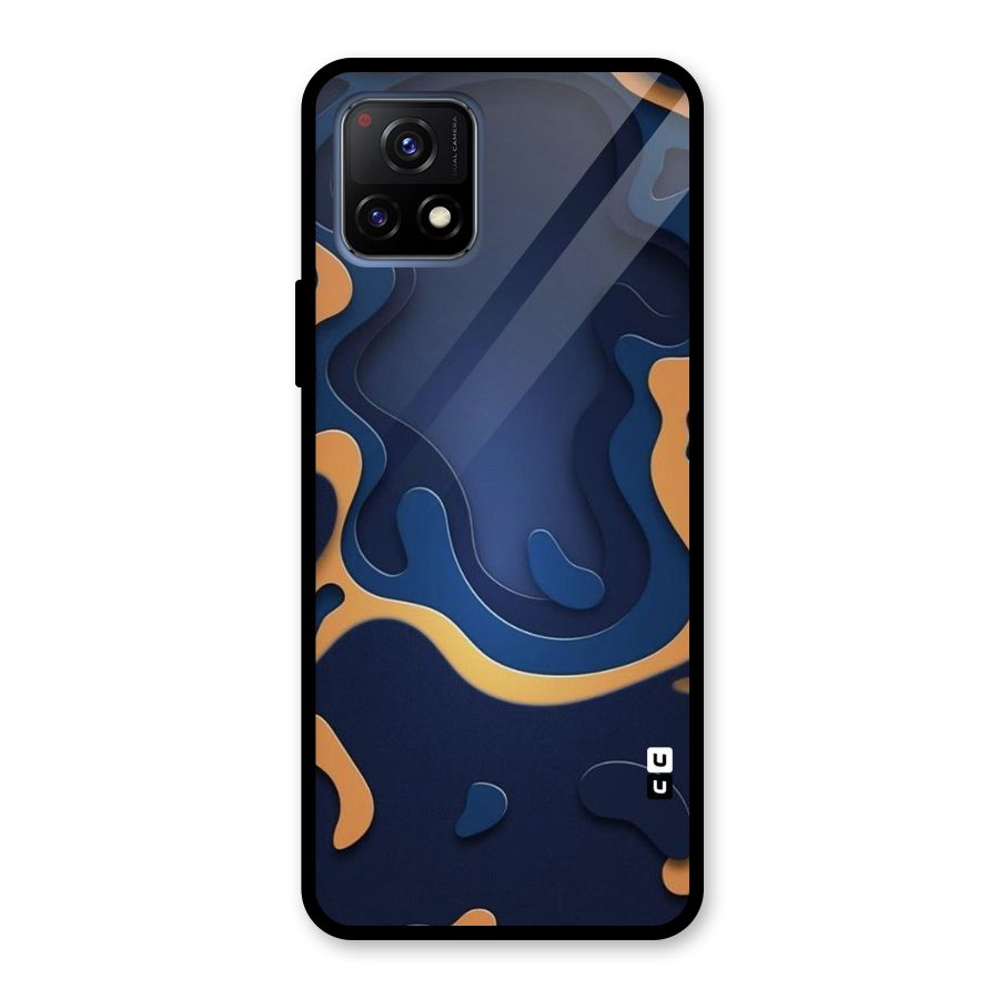Drops Flow Glass Back Case for Vivo Y72 5G