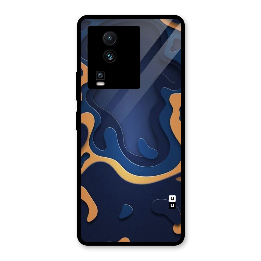 Drops Flow Glass Back Case for Vivo iQOO Neo 7 Pro